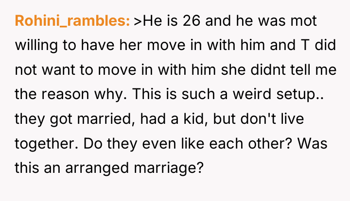 Rohini_rambles >He is 26 and he was mot willing to...
