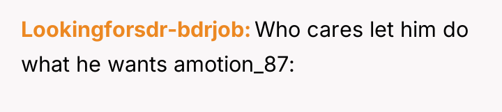 Lookingforsdr-bdrjob Who cares let him do what he wants amotion_87: