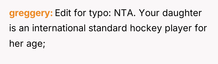 greggery Edit for typo: NTA. Your daughter is an international...