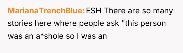 MarianaTrenchBlue ESH There are so many stories here where people...