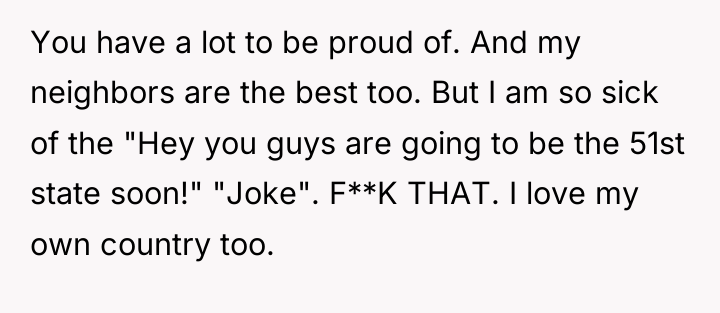 You have a lot to be proud of. And my...