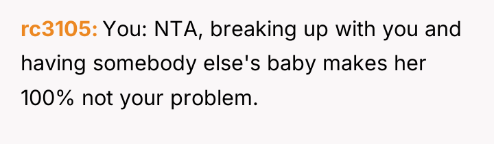 rc3105 You: NTA, breaking up with you and having somebody...