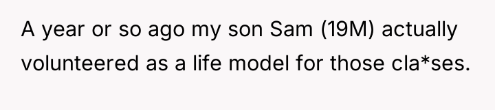 A year or so ago my son Sam (19M) actually...
