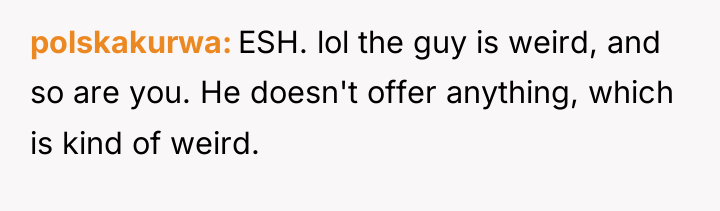 polskakurwa ESH. lol the guy is weird, and so are...