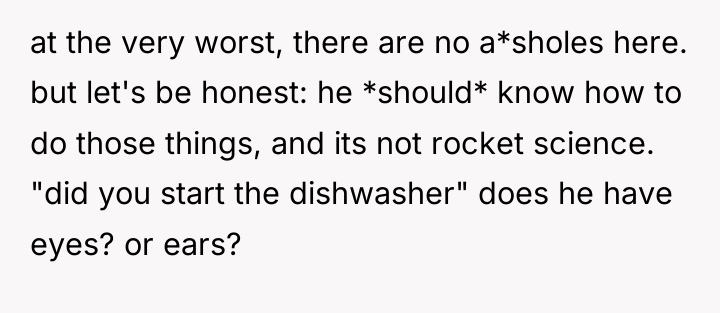 at the very worst, there are no a*sholes here. but...