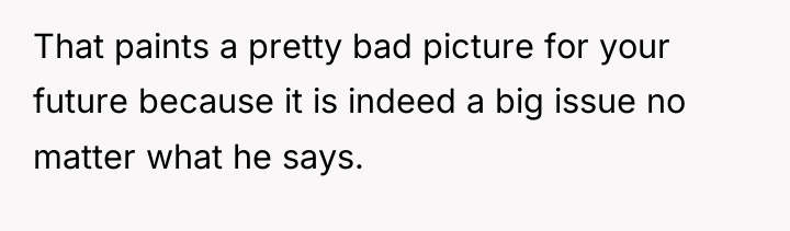 That paints a pretty bad picture for your future because...