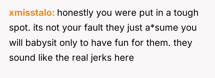 xmisstalo honestly you were put in a tough spot. its...