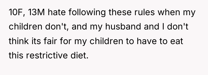 10F, 13M hate following these rules when my children don't,...