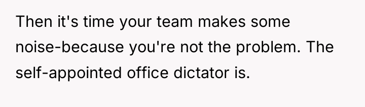 Then it's time your team makes some noise-because you're not...