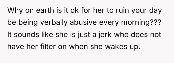 Why on earth is it ok for her to ruin...