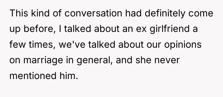 This kind of conversation had definitely come up before, I...
