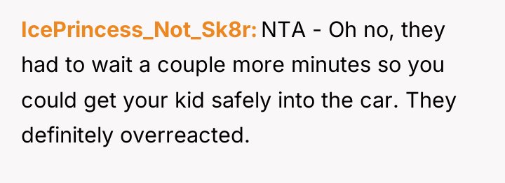 IcePrincess_Not_Sk8r NTA - Oh no, they had to wait a...
