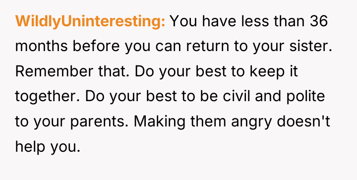 WildlyUninteresting You have less than 36 months before you can...