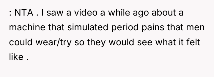 : NTA . I saw a video a while ago...