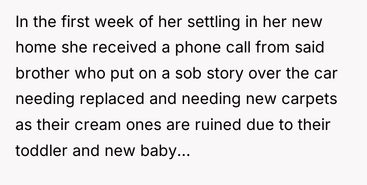 In the first week of her settling in her new...