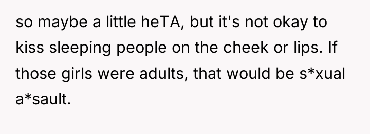 so maybe a little heTA, but it's not okay to...