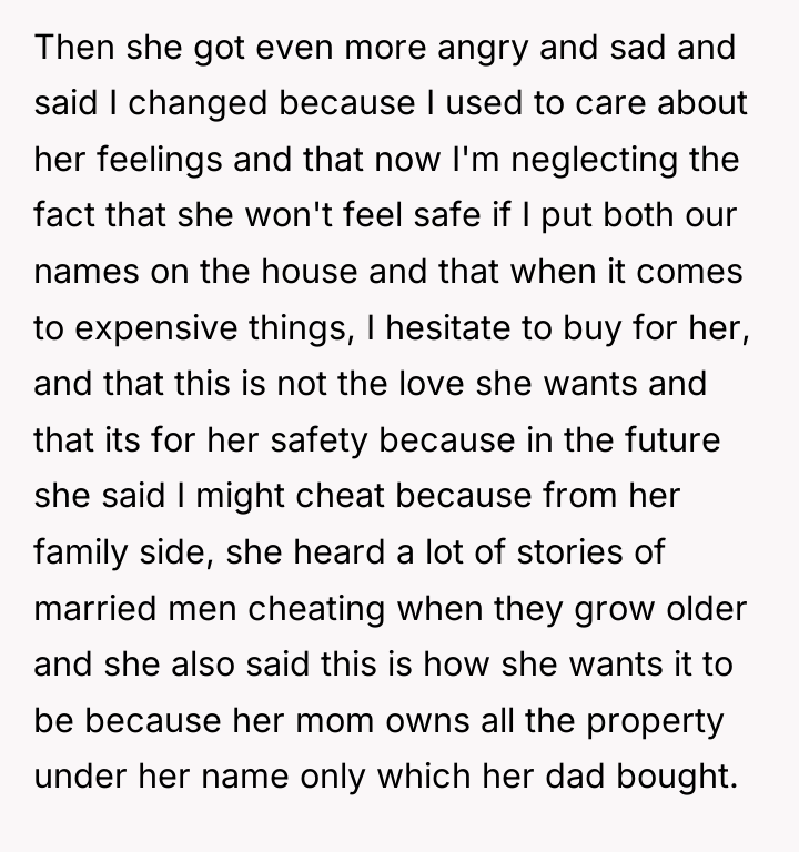 Then she got even more angry and sad and said...