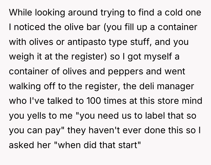While looking around trying to find a cold one I...