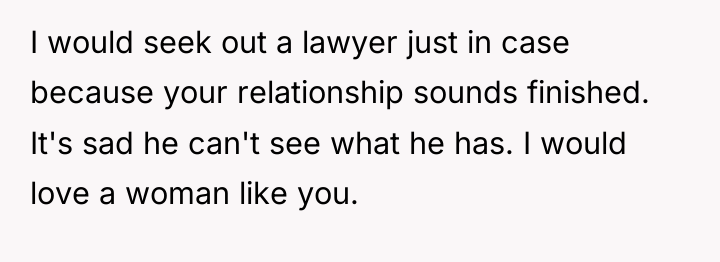 I would seek out a lawyer just in case because...