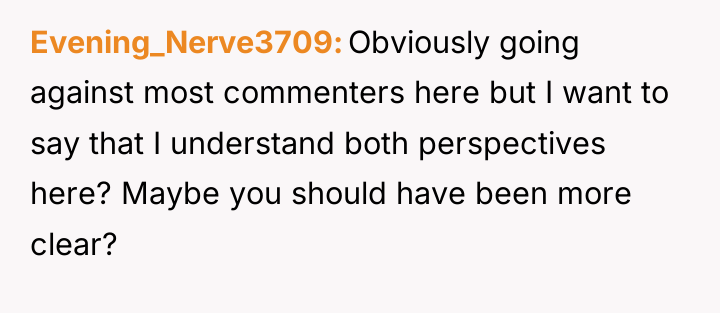 Evening_Nerve3709 Obviously going against most commenters here but I want...