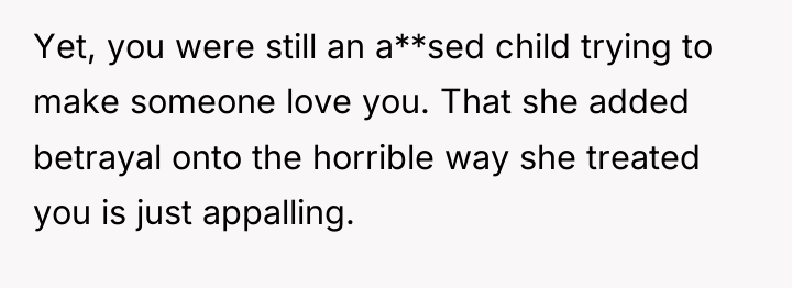 Yet, you were still an a**sed child trying to make...