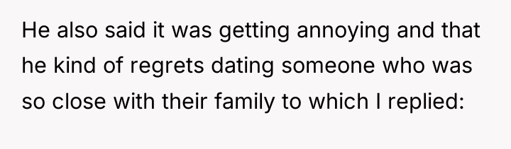 He also said it was getting annoying and that he...