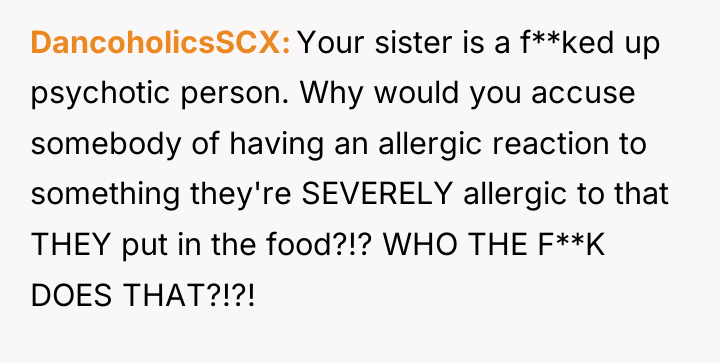 DancoholicsSCX Your sister is a f**ked up psychotic person. Why...