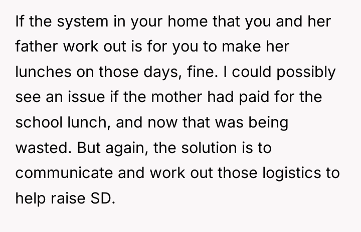 If the system in your home that you and her...