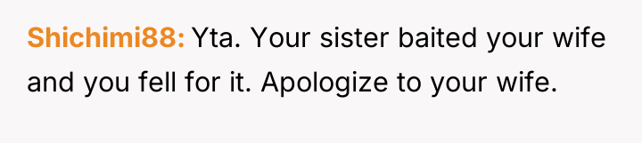 Shichimi88 Yta. Your sister baited your wife and you fell...