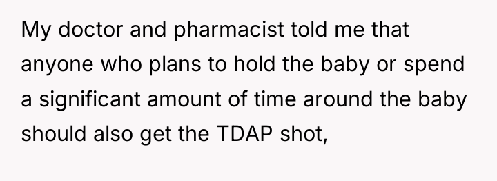 My doctor and pharmacist told me that anyone who plans...