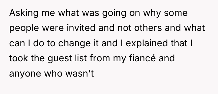 Asking me what was going on why some people were...