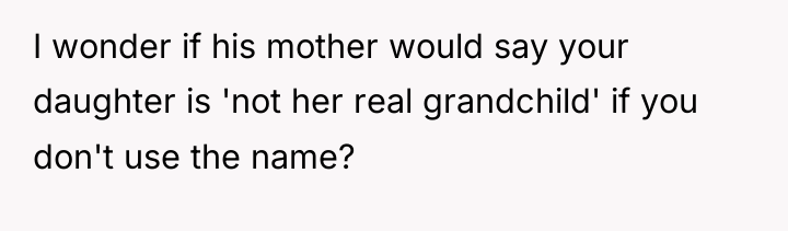 I wonder if his mother would say your daughter is...
