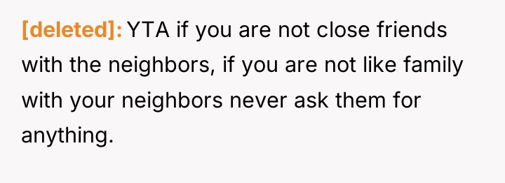 [deleted] YTA if you are not close friends with the...