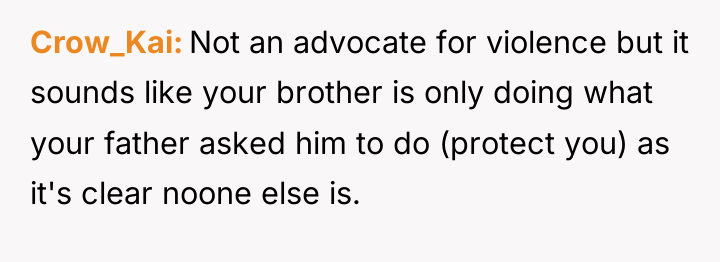 Crow_Kai Not an advocate for violence but it sounds like...