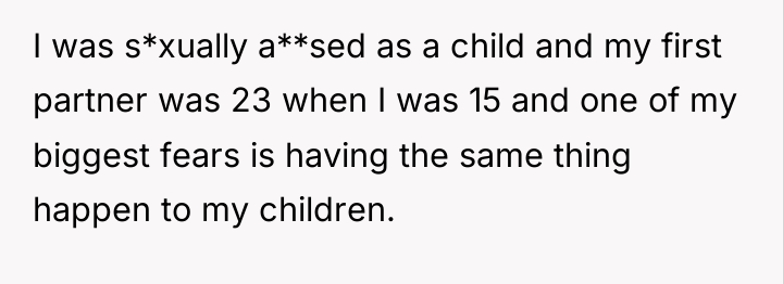 I was s*xually a**sed as a child and my first...
