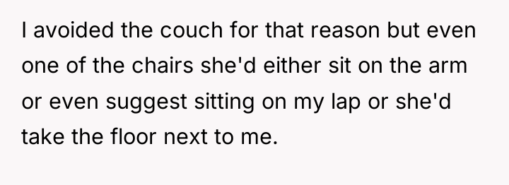 I avoided the couch for that reason but even one...
