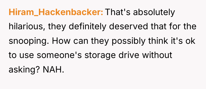 Hiram_Hackenbacker That's absolutely hilarious, they definitely deserved that for the...