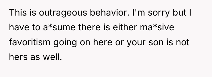 This is outrageous behavior. I'm sorry but I have to...