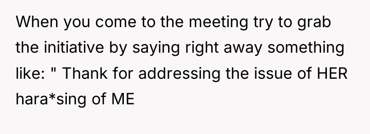 When you come to the meeting try to grab the...