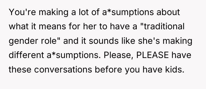You're making a lot of a*sumptions about what it means...