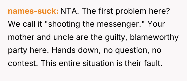 names-suck NTA. The first problem here? We call it "shooting...