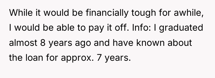 While it would be financially tough for awhile, I would...