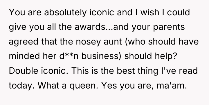 You are absolutely iconic and I wish I could give...