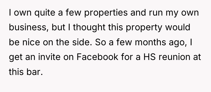 I own quite a few properties and run my own...