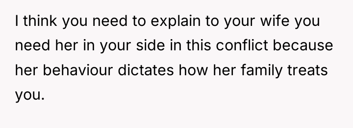 I think you need to explain to your wife you...