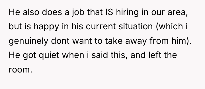 He also does a job that IS hiring in our...