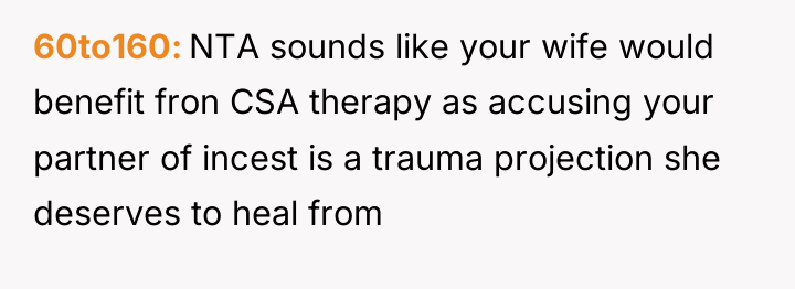 60to160 NTA sounds like your wife would benefit fron CSA...