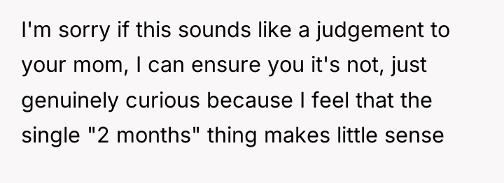 I'm sorry if this sounds like a judgement to your...