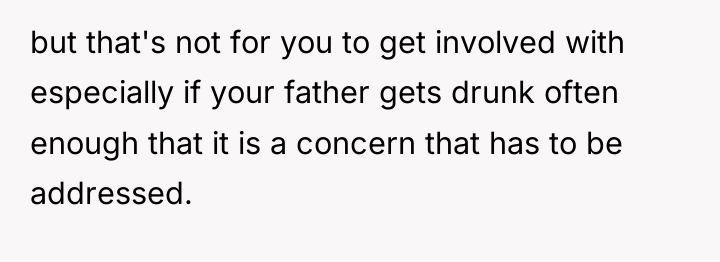 but that's not for you to get involved with especially...