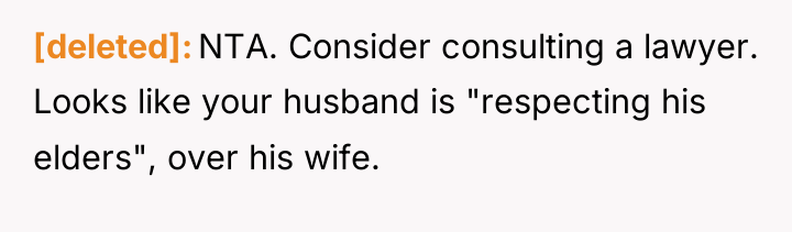 [deleted] NTA. Consider consulting a lawyer. Looks like your husband...